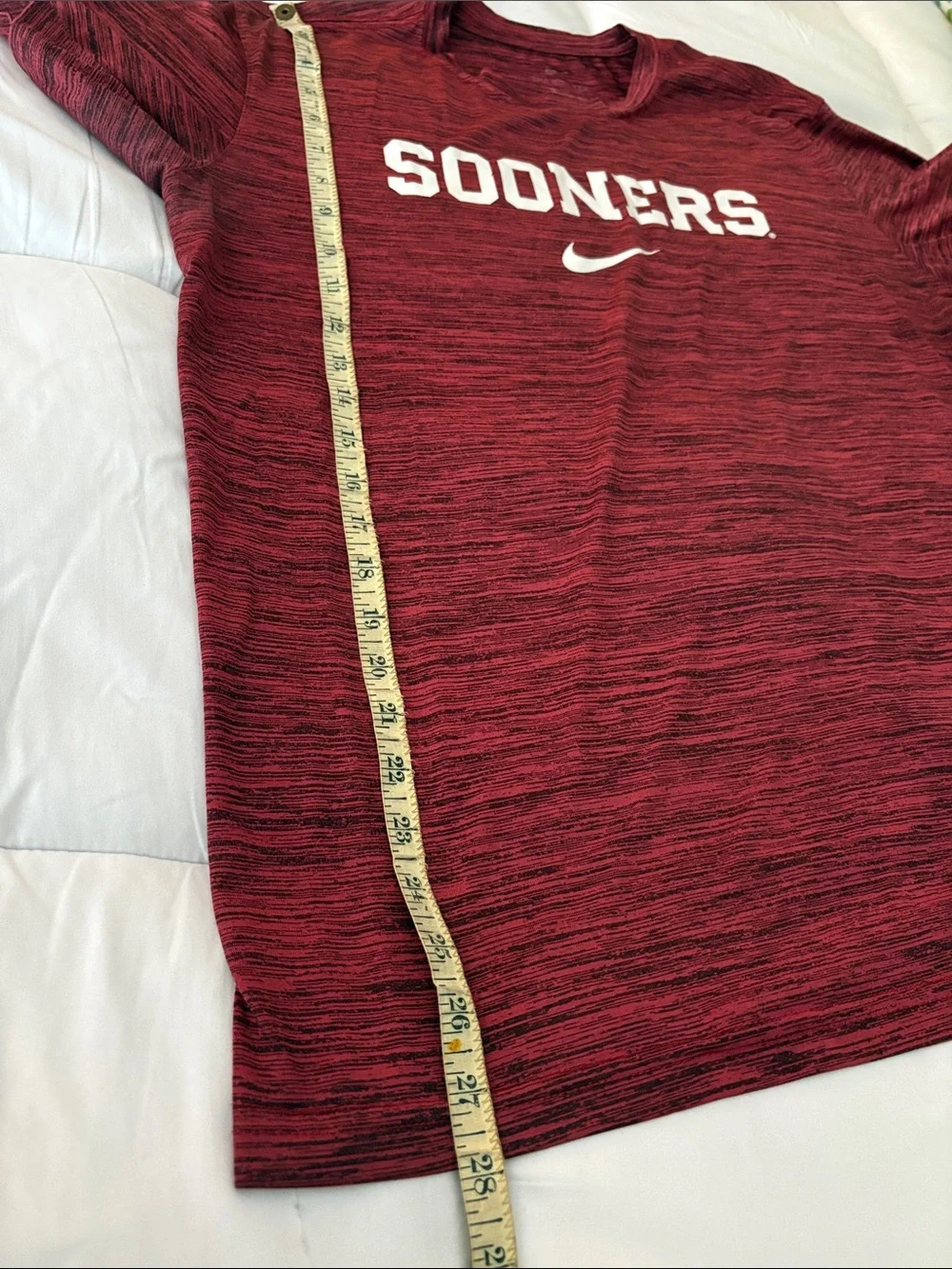 Nike crimson Heather Sooners Graphic Tee